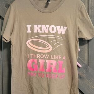 Ladies disc golf tee